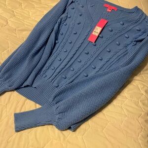 New with tags Lilly Pulitzer Blue Sweater